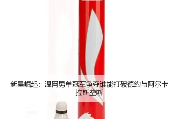 新星崛起：温网男单冠军争夺谁能打破德约与阿尔卡拉斯垄断